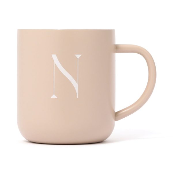 Initial Stainless Steel Mug N - Image 2