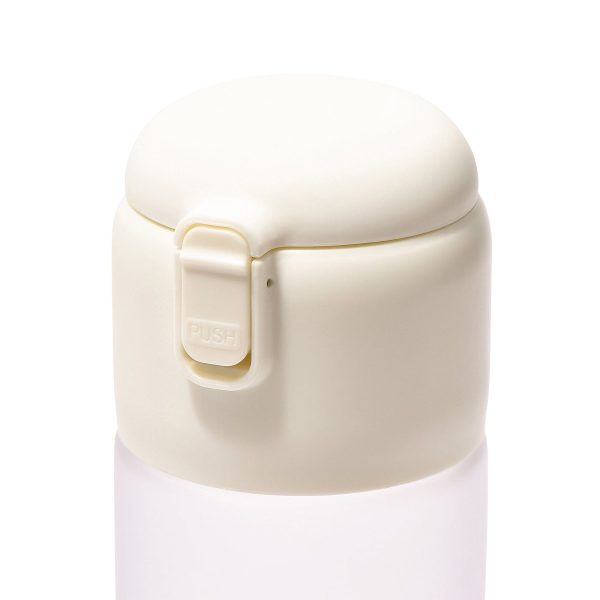 One-Touch Clear Bottle White - Image 2