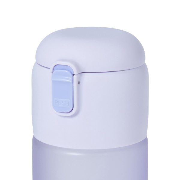 One-Touch Clear Bottle Purple - Image 2