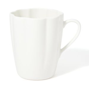 Blanche Mug Flower  White