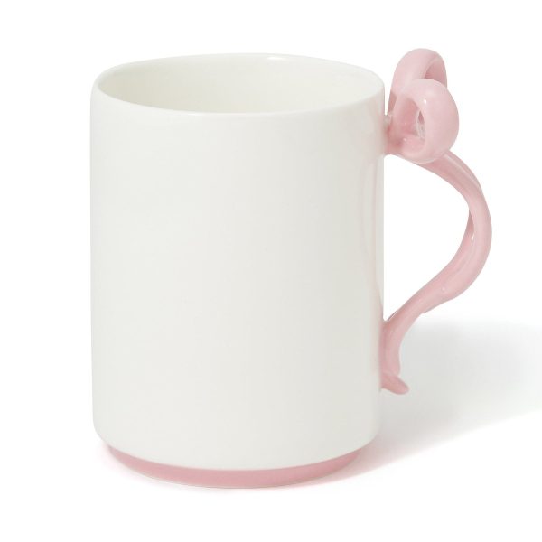 Ribbon Mug Pink