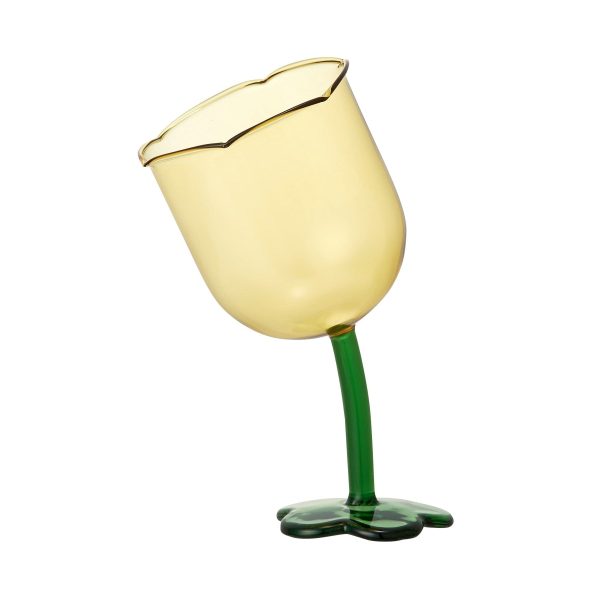 Tulip Glass  Yellow - Image 3