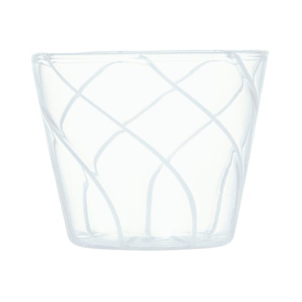 Stripe Glass Cup Blue - Image 2