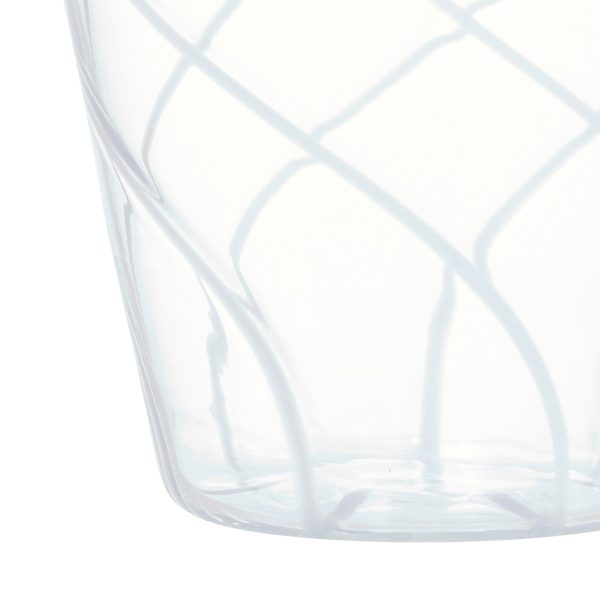Stripe Glass Cup Blue - Image 4