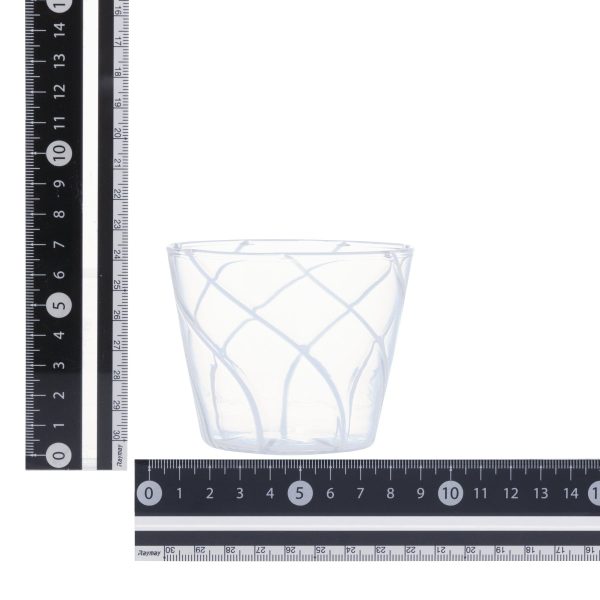Stripe Glass Cup Blue - Image 5