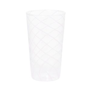 Stripe Glass Long Tumbler Pink