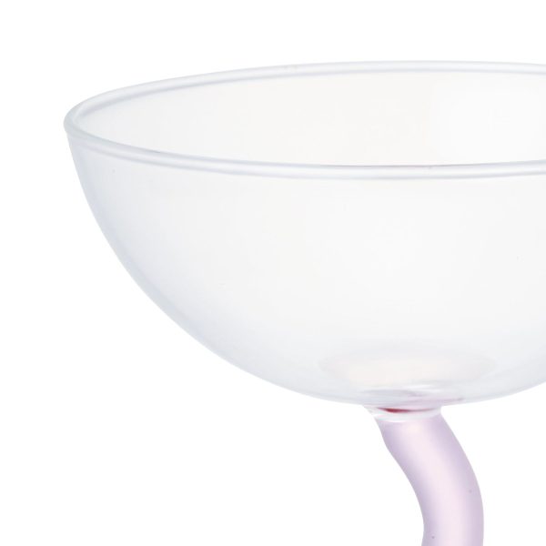 Heart Dessert Glass Red - Image 3