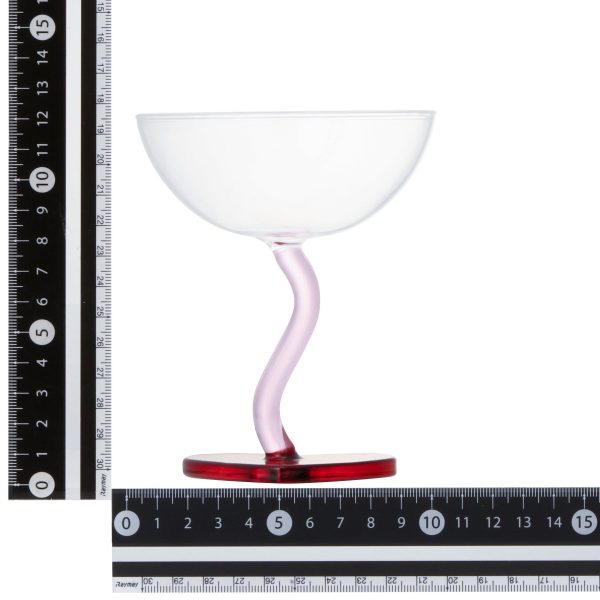Heart Dessert Glass Red - Image 5