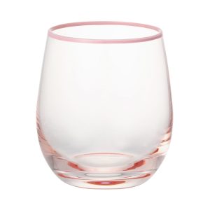 Color Rim Tumbler Pink
