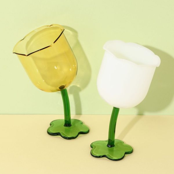 Tulip Glass  Yellow - Image 2